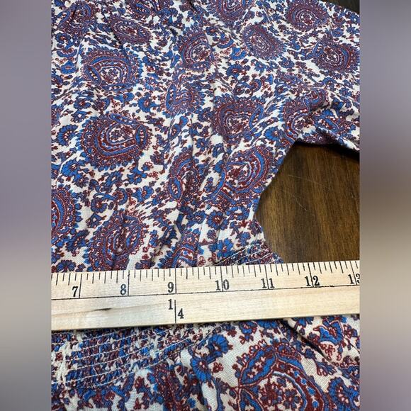 J.Crew Palermo smocked-waist mini dress in linen floral bouquet size small - Picture 10 of 10